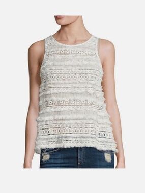 Generation Love - beautiful lace and fringe top.